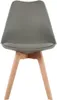 H.J WeDoo 6-piece set of dining chairs grey color, suitable Voir les images du produit 2