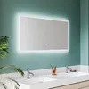 SONNI Lustro łazienkowe 120x60cm Przełącznik dotykowy z Podgląd zdjęcia produktu 2