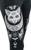 Gothicana by EMP Damen schwarze Leggings mit elastischem Produktbild-Vorschau 3