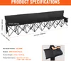 Product specifications and dimensions for a portable folding bench. Anteprima dell’immagine prodotto