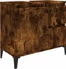 vidaXL Koupelnová skříňka Smoked Oak 65x33x60 cm Materiál Náhled obrázku produktu 1