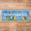 Bienenparkplätze Metallschild mit niedlichen Bienen Produktbild-Vorschau 6