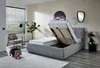 Polsterbett HARPER SIYA LF 180x200 cm silber Doppelbett Produktbild-Vorschau 3
