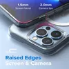 Close-up of a transparent phone case on a phone, highlighting its protective features. Produktbild-Vorschau