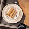 Moritz & Moritz Etagere rund weiß mit Holz Produktbild-Vorschau 4