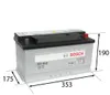 Bosch S3 013, 90 Ah, 12 V, 720 A, Auto, Vpravo, B13 Náhled obrázku produktu 3