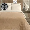 Kuscheldecke Tagesdecke Bett Geschenk 200x220 beige für Produktbild-Vorschau 13