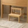 Sgabello in bambù con gradino KROK, altezza 46 cm, naturale Anteprima dell’immagine prodotto 7