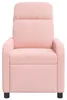 vidaXL Liegesessel Rosa Bouclé Produktbild-Vorschau 2