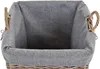 KRINES HOME Großer Holzkorb Natur Rattan XL Korb mit Inlett Produktbild-Vorschau 6