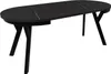Esstisch ARI Rund 90-190 cm Ausziehbar Marmor San Sebastian Produktbild-Vorschau 4