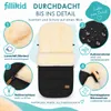 Fillikid Winterfußsack Bernina Lammfell Exklusiv Produktbild-Vorschau 2