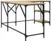 A corner desk with shelves. Produktbild-Vorschau
