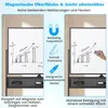 COSTWAY Dwustronna tablica mobilna, 120 x 90 cm, tablica Podgląd zdjęcia produktu 5