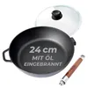 BIOL Tiefe Gusseiserne Pfanne 24cm mit Glasdeckel und Produktbild-Vorschau 9