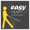 A cartoon-like illustration of a yellow stick figure interacting with a drying rack. Náhled obrázku produktu