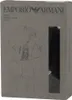 A box of Emporio Armani men's trunks with a sketch of a man on the front. Produktbild-Vorschau