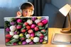 MuchoWow® Laptop Aufkleber Sticker Cover Blumen - Produktbild-Vorschau 3