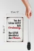 Holzschild Spruch 12x18cm Geist hält Ordnung Genie Chaos Produktbild-Vorschau 6