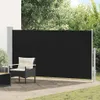 vidaXL Boční markýza 160x300 cm černá Náhled obrázku produktu 2
