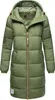 Marikoo Damen Winter Steppjacke Stepp Jacke lang warm Produktbild-Vorschau 2