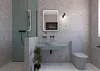 SAT Infinitio Stand-Kombi-WC Wasseranschluss von unten Produktbild-Vorschau 9