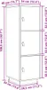 A technical drawing of a cabinet with dimensions shown. Anteprima dell’immagine prodotto
