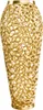 Filigrane Vase ABSTRACT LEAF gold 65cm Produktbild-Vorschau 9