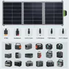 100W přenosný solární panel pro elektrárny, 20V skládací Náhled obrázku produktu 3