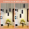 ZMH Hanglamp Modern Rond, 3-lichts, Hanglamp, Pendellamp, Productafbeelding-voorbeeld 10