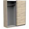 Kleiderschrank mit 2 Schiebetüren Ghost - L178,1 cm Produktbild-Vorschau 4