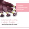 Bonding Extensions Pravé vlasy #55/66 Svetlo hnedá Náhľad obrázku produktu 3