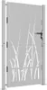 vidaXL Gartentor 100x175 cm Cortenstahl Gras-Design Produktbild-Vorschau 1