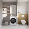 PLATAN ROOM Waschmaschinenschrank 120 oder 210 cm hoch Produktbild-Vorschau 2
