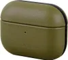 Uniq Etui Terra Airpods in vera pelle Oliwkowy/Olive Anteprima dell’immagine prodotto 1