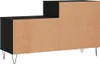 vidaXL Stojan na topánky čierny 102x36x60 cm Materiál drevo Náhľad obrázku produktu 6