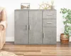 vidaXL Příborník betonový šedý 91x29,5x75cm odvozený Náhled obrázku produktu 1
