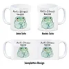 Frosch in blauer Decke mit Spruch Anti-Stress Tasse Produktbild-Vorschau 4