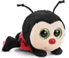 A plush ladybug toy is shown lying on its belly against a white background. Produktbild-Vorschau