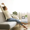 Szafka nocna Relaxdays, z szufladą i otwartą półką, Podgląd zdjęcia produktu 3