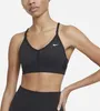 Nike W Nk Indy Bra V-Neck Black/Black/Black/White M Produktbild-Vorschau 9