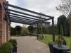 Aluminium Terrassenüberdachung Barcelona Anthrazit mit Glas Produktbild-Vorschau 4