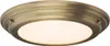 Elstead Welland LED Deckenleuchte 4cm Gealtertes Messing Produktbild-Vorschau 1