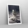Poster - Poster ohne Rahmen - Mond Erde Astronaut - 50x70 Produktbild-Vorschau 7