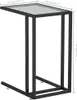 vidaXL Tavolino da computer Nero 50x35x65 cm Vetro Anteprima dell’immagine prodotto 14