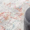 Teppichläufer 80 x 650 cm Grau Lachsfarben Modern Läufer Produktbild-Vorschau 2