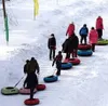 SkinStar CROSS Profi Snow Tube Ø100cm Schlitten Bob Rodel Produktbild-Vorschau 3