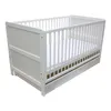 Kinderbett Juniorbett Beistellbett 140x70 cm 3in1 weiß mit Produktbild-Vorschau 3