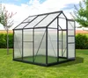 Westmann Aluminium Kas Flora 66, antraciet, 192x192x202 cm Productafbeelding-voorbeeld 2