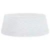 A white, textured Christmas tree skirt is shown against a white background. Podgląd zdjęcia produktu